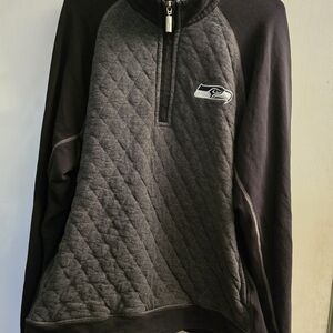 Tommy Bahama 2016 Seattle Seahawks Quilted Pullover!! Beautiful!!